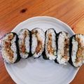 ちゃんと's cooksnap of when they made 簡単調理いらず！さば缶おにぎらず♪.