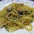 アツアツ's cooksnap of when they made 春菊のパスタ.