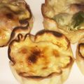 まめまるM's cooksnap of when they made トースターで焼く♡餃子の皮でミニキッシュ.