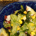 クックRGHNT9☆'s cooksnap of when they made 簡単にきゅうりとワカメの酢の物.