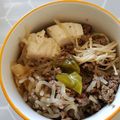 norataro's cooksnap of when they made そぼろ肉豆腐.