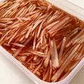 chou*'s cooksnap of when they made 新生姜で自家製紅生姜　梅酢と味醂だけ覚書.