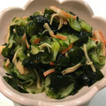 yumtas♥'s cooksnap of when they made きゅうりとわかめの酢物.