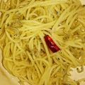 ミニうさモモ's cooksnap of when they made しらすとネギ香る！和風ペペロンチーノ.