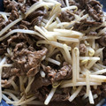 mauzai's cooksnap of when they made 牛こま肉ともやしのオイスターソース炒め.