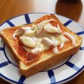 msft5632's cooksnap of when they made 喫茶店の味！厚切りピザトースト.