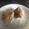 ふなちゅん's cooksnap of when they made 材料2つ♪HMと豆腐で簡単お手軽ドーナツ.