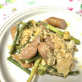マクベス's cooksnap of when they made 簡単なニンニクの芽とソーセージ卵炒め.
