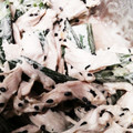 ももpppp's cooksnap of when they made オクラとささみのゴママヨネーズ和え.