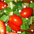クック57VZDE☆'s cooksnap of when they made 簡単副菜！えのきとオクラのおひたし.