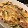 こはりーな's cooksnap of when they made ズッキーニとベーコンのチーズ焼き.