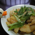 ちばと's cooksnap of when they made ✿素揚げ蓮根の胡麻和え✿.
