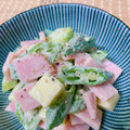 ☆３匹の子ぶた☆'s cooksnap of when they made *オクラとハムとチーズのマヨ和え*.