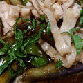 nany44's cooksnap of when they made 豚しゃぶとオクラとナスの和え物.