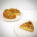 ラゾー's cooksnap of when they made キャラメル＆ナッツの❤大人チーズケーキ.