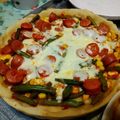 あずっしー's cooksnap of when they made 発酵なし！フライパンで極厚シカゴピザ.