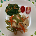 ぐりtoぐら's cooksnap of when they made モロヘイヤと長芋の梅和え.