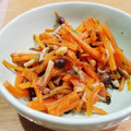 しじみごはん's cooksnap of when they made モロッコいんげんとにんじんの炒めごま和え.