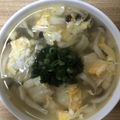 かおり♡♡♡'s cooksnap of when they made 豆腐としめじと卵の酸っぱいスープ.