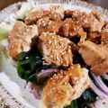 ☆suzuka☆'s cooksnap of when they made 鶏もも肉のポン酢でソテー♪サラダと共に♪.