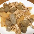 vabochan's cooksnap of when they made しみじみ美味しい～豚バラこんにゃく大根♪.