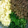 gunmima's cooksnap of when they made シンプル三色そぼろ丼♪.