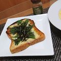 みうさんjp0318's cooksnap of when they made 海苔×チーズのわさび塩・レモントースト.