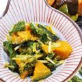 えリﾋﾟｮﾝ★'s cooksnap of when they made かぼちゃと水菜のごま和え.