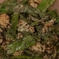 ぷちゃごん's cooksnap of when they made ★いんげんと鶏ひき肉の和風マヨサラダ★.