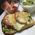 ☆GSSQHY☆'s cooksnap of when they made ☆バゲットのオープンサンド.