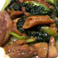 inuko1980's cooksnap of when they made 鶏肉と青梗菜のオイマヨ炒め.