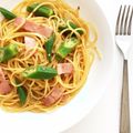 あおひまママ's cooksnap of when they made オクラとベーコンの＊和風ペペロンチーノ＊.
