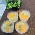 マールマル's cooksnap of when they made アガーdeふるふるキウイヨーグルトゼリー.