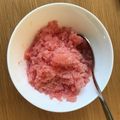 まりあっち☆★☆★'s cooksnap of when they made スイカのシャーベット.