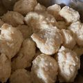 yu-cafe.t's cooksnap of when they made 【離乳食中期】材料3つ！ふわふわ鶏団子.
