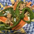 りなゆうと's cooksnap of when they made ピーマンと人参のひき肉餡.