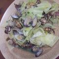 ツンドラ's cooksnap of when they made あさりと春キャベツの酒蒸し.