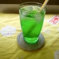 花時計咲いた's cooksnap of when they made 簡単メロンソーダ.