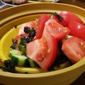 あゆたっくん's cooksnap of when they made 簡単♪トマト、きゅうり、わかめの酢の物.