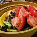 あゆたっくん's cooksnap of when they made 簡単♪トマト、きゅうり、わかめの酢の物.