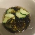 マッコウクジラ☆'s cooksnap of when they made きゅうり入り★簡単もずく酢.