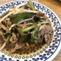 Sachi☆cafe's cooksnap of when they made 簡単中華・豚肉ニラモヤシのソース炒め.
