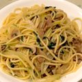 マンゴーさん's cooksnap of when they made 簡単！豚こまと水菜のバター醤油パスタ☆.