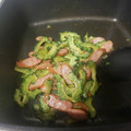 クックZVL9NR☆'s cooksnap of when they made ☆ゴーヤとウインナーのオイマヨ炒め☆.