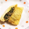 saalalan's cooksnap of when they made おつまみに！油揚げで餃子風〜.
