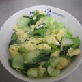 ゆうみゃむ's cooksnap of when they made 青梗菜の卵いため.