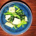 オーバンズ's cooksnap of when they made 春菊と油揚げのごま油香るお浸し♡.