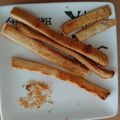 アメド's cooksnap of when they made 簡単おやつに！パン耳でシュガーラスク.