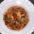 オーバンズ's cooksnap of when they made スモークサーモンとトマトの冷製パスタ.
