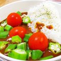 なおきんとん's cooksnap of when they made レトルト●オクラ＆プチトマトの彩りカレー.